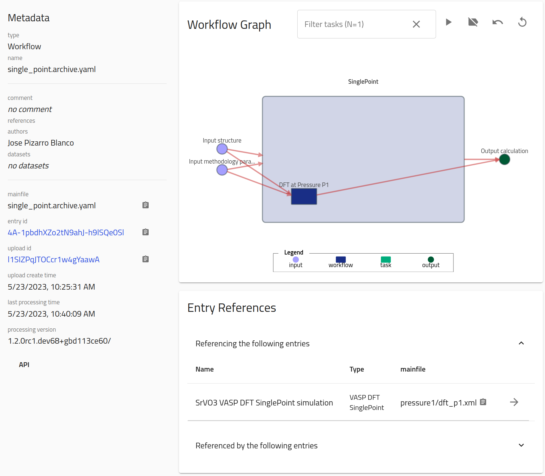 SinglePoint workflow visualizer with Method added