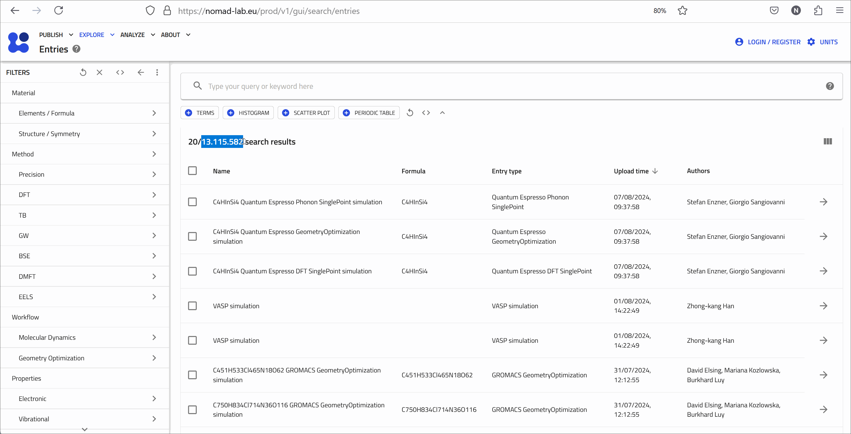 Add Filters to the Search Interface