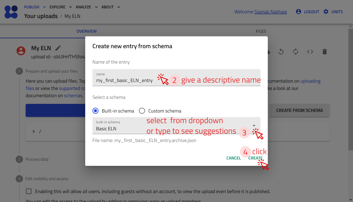 create built-in schema