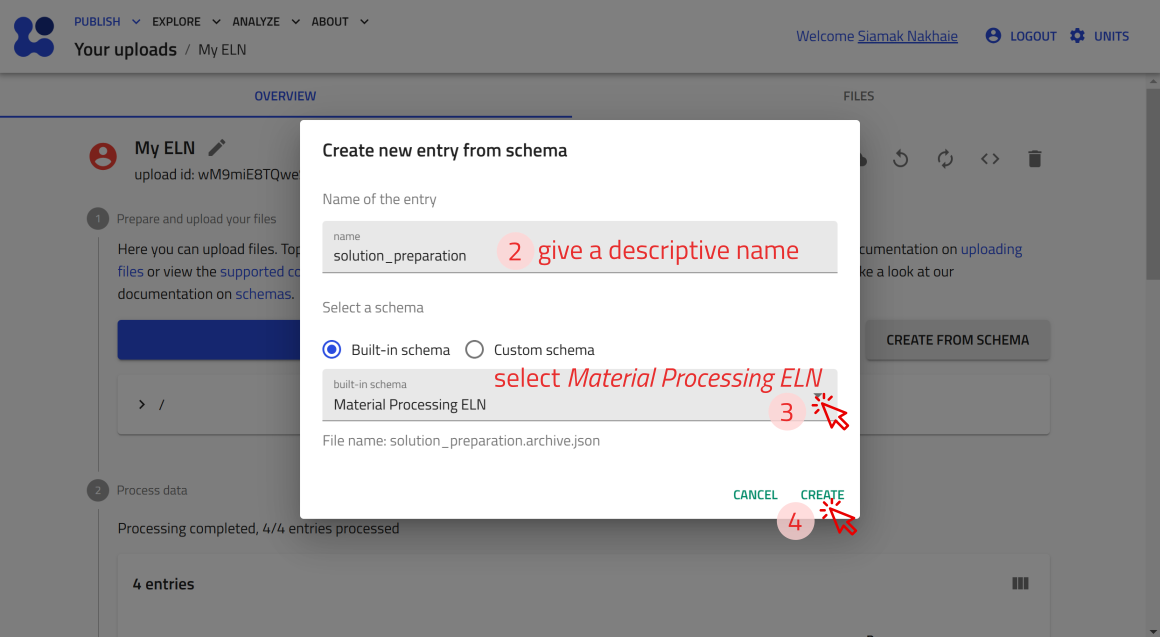 create built-in schema