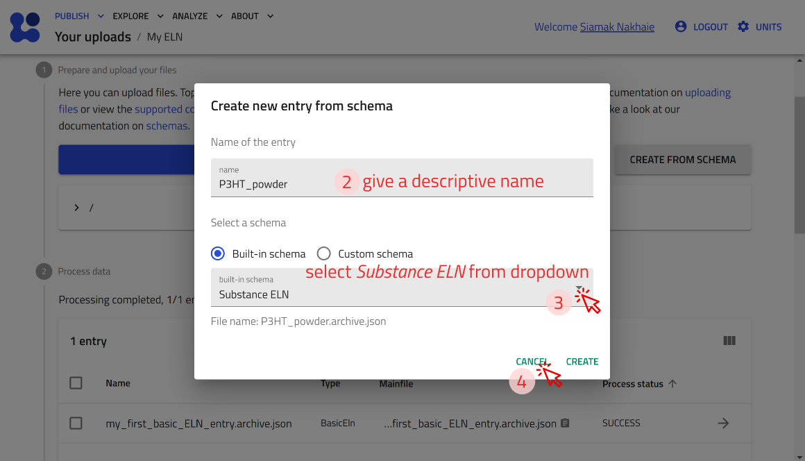 create built-in schema