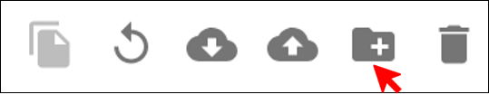 Create new folder icon
