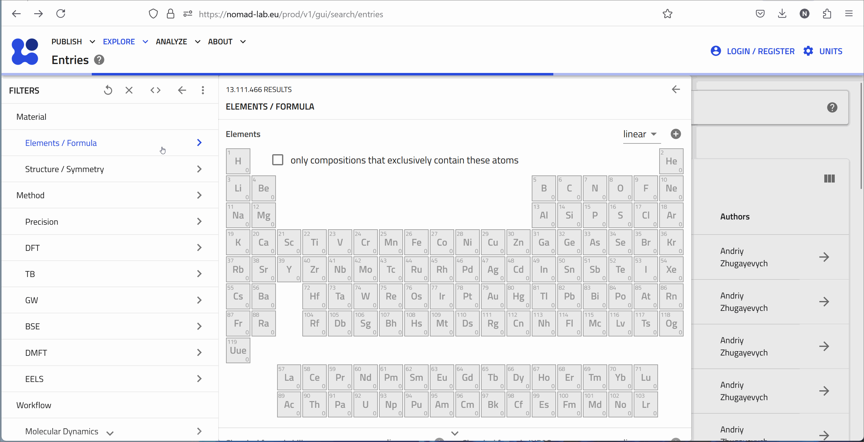 Locating API helper buttons